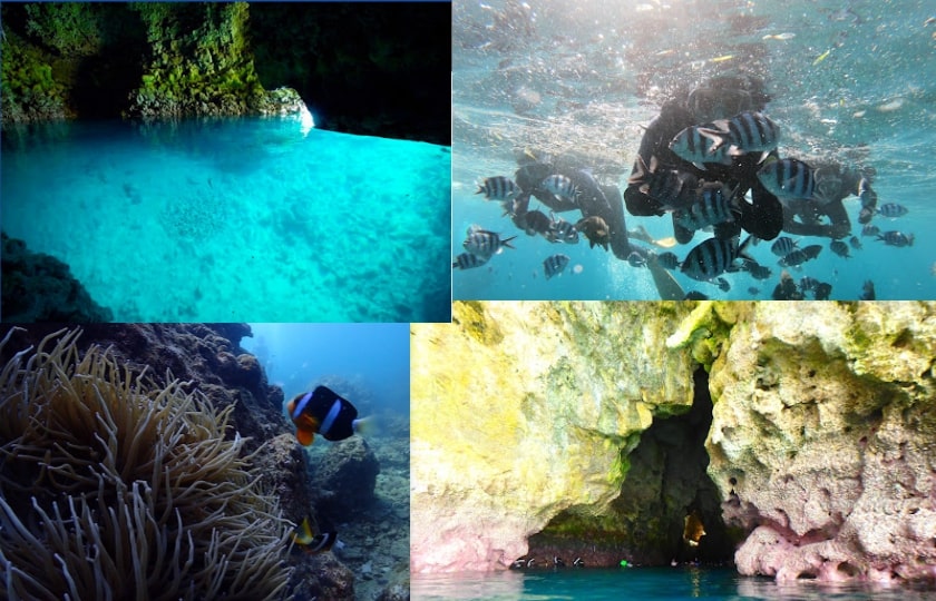 沖縄旅行の観光名所-青の洞窟